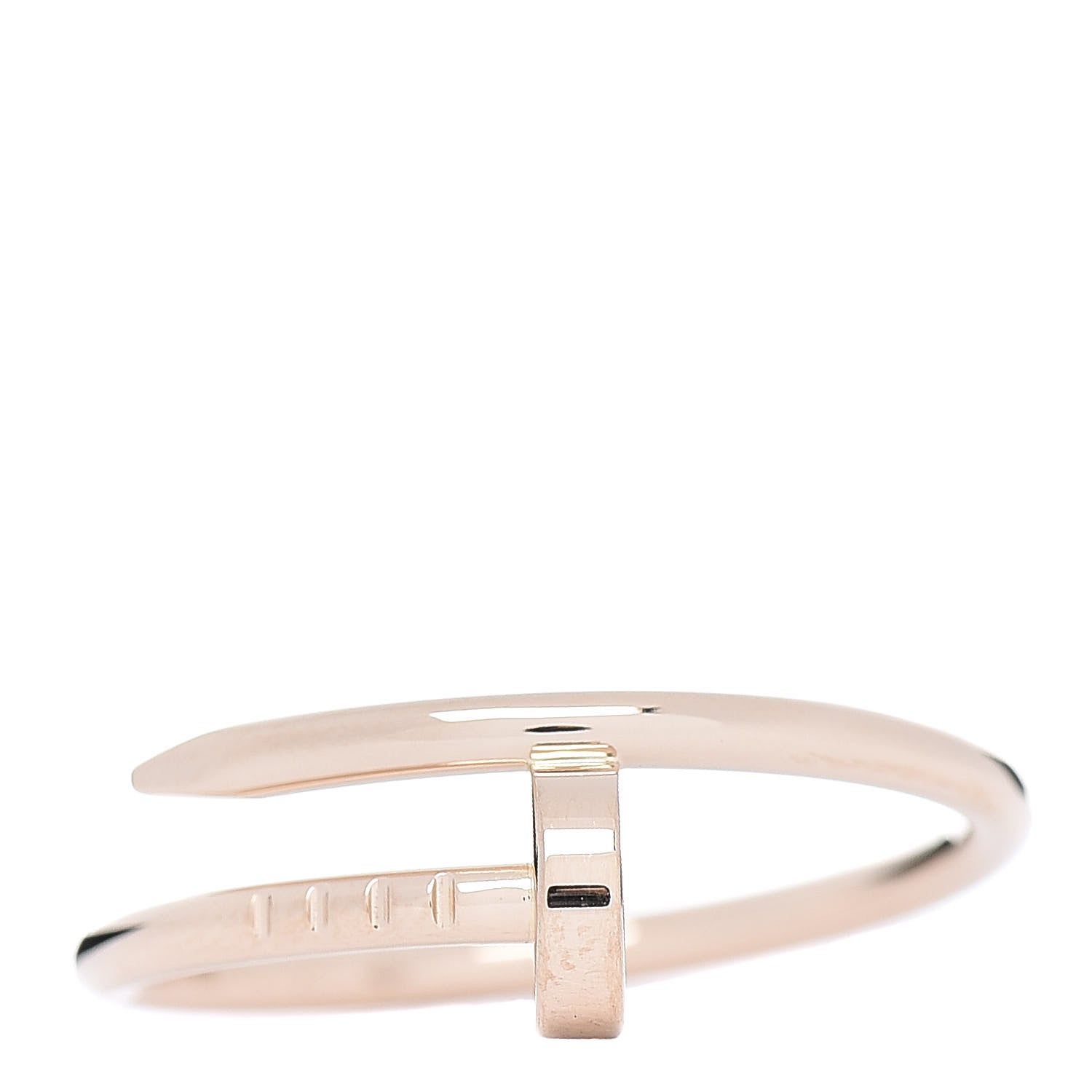Cartier 18K Pink Gold Small Juste Un Clou Ring 55 7.25 1 of 5