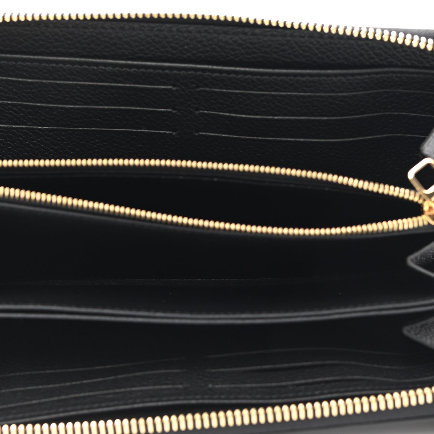Empreinte Monogram Giant Zippy Wallet Black Beige
