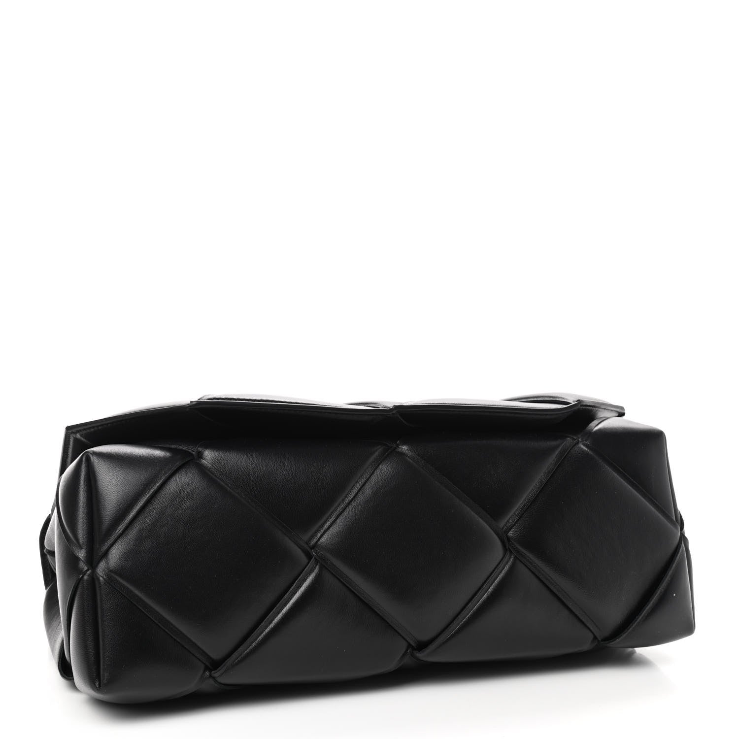 Bottega Veneta Nappa Intreccio Padded Top Handle Shoulder Bag Black 4 of 8