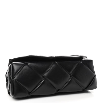 Bottega Veneta Nappa Intreccio Padded Top Handle Shoulder Bag Black 4 of 8