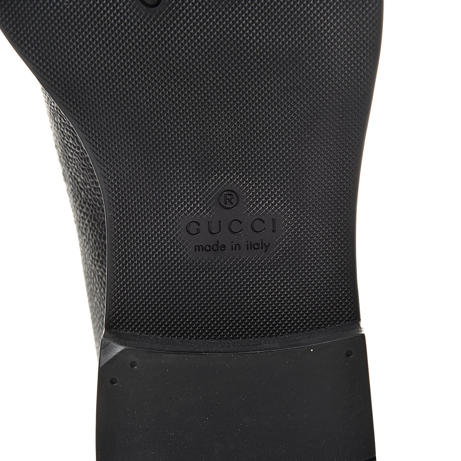 Gucci Calfskin Web Mens Queercore Brogue Derby Shoes 9.5 Black 7 of 9