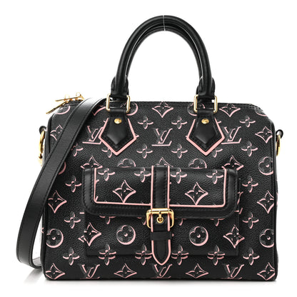Louis Vuitton Monogram Fall for You Speedy Bandouliere 25 Black 1 of 10