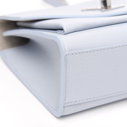 Louis Vuitton Soft Calfskin Mylockme Chain Bag BB Olympe Blue 7 of 9