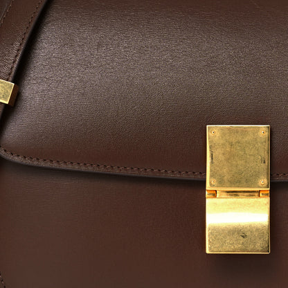 Celine Box Calfskin Medium Classic Box Flap Bag Camel 8 of 21