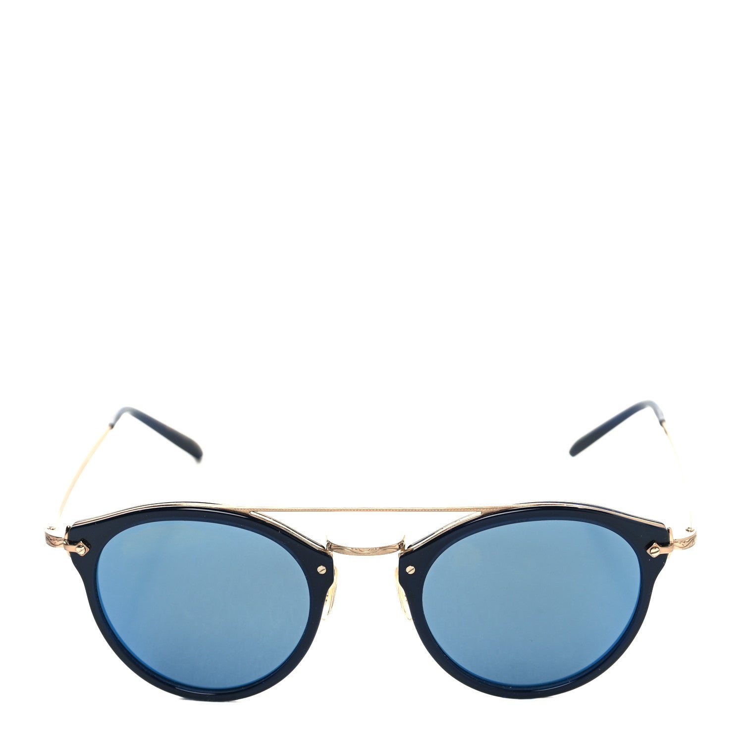 Oliver Peoples Acetate Remick Round Sunglasses Black 2 of 9