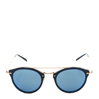 Oliver Peoples Acetate Remick Round Sunglasses Black 2 of 9