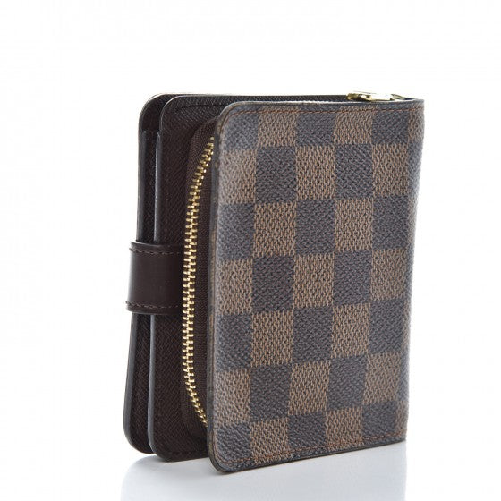 Louis Vuitton Damier Ebene Zippe Zipped Compact Wallet 3 of 12