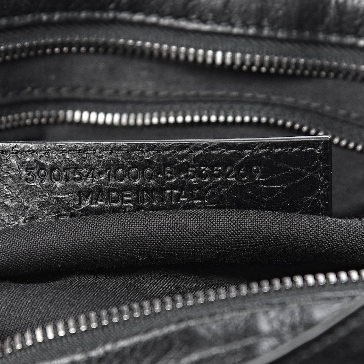 Balenciaga Agneau Silver Metallic Edge Hardware City Black 7 of 10