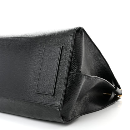Saint Laurent Grained Calfskin 72H Sac De Jour Black 10 of 15