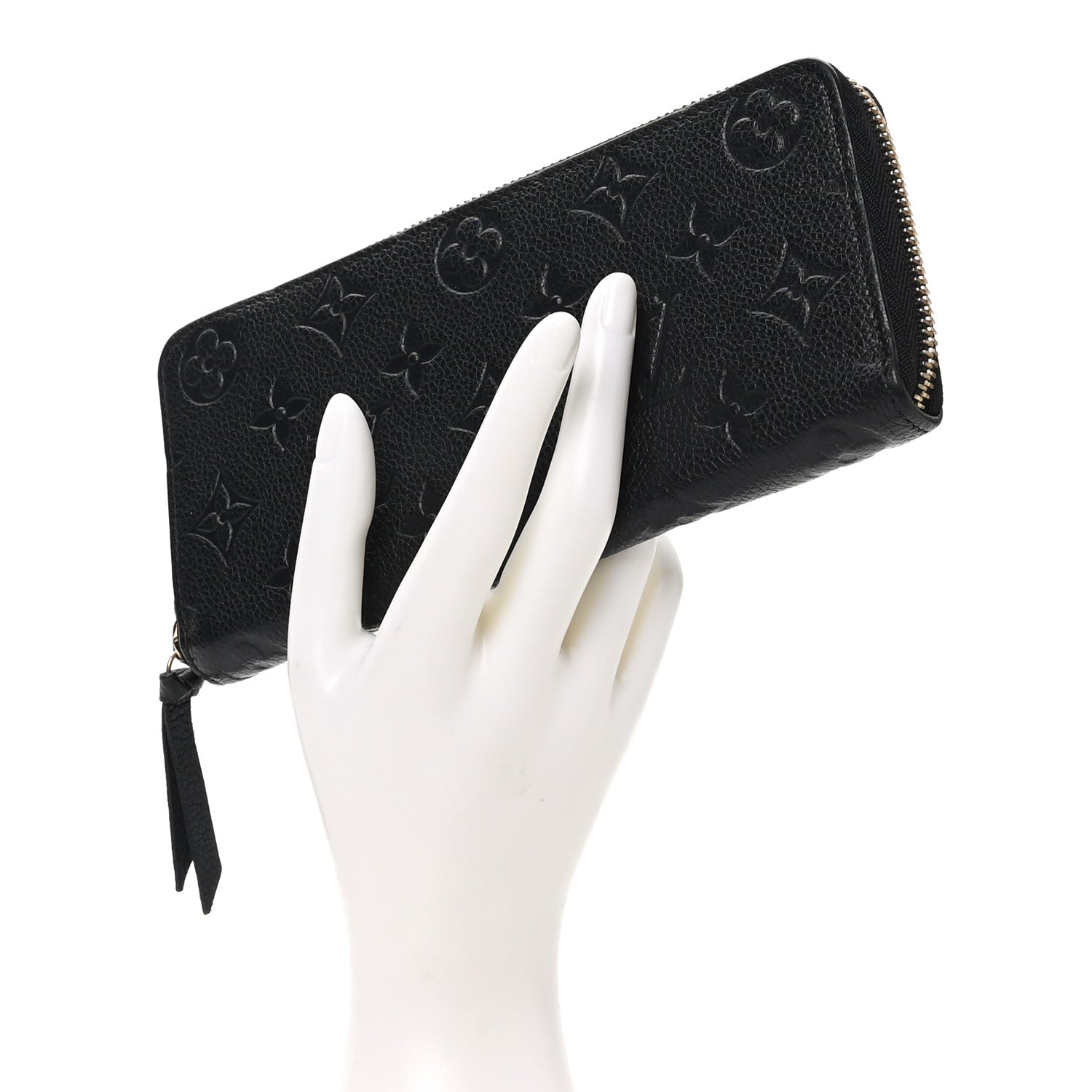 Louis Vuitton Empreinte Clemence Wallet Black 2 of 6