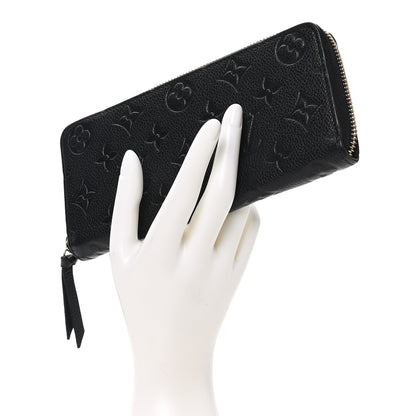 Louis Vuitton Empreinte Clemence Wallet Black 2 of 6