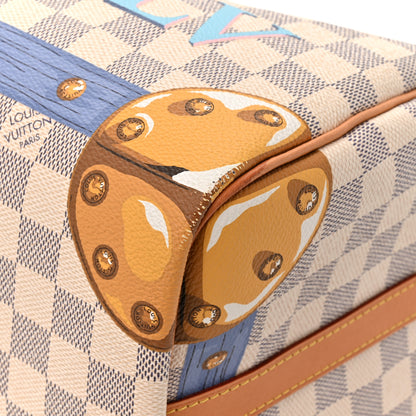 Louis Vuitton Damier Azur Summer Trunks Speedy Bandouliere 30 7 of 10