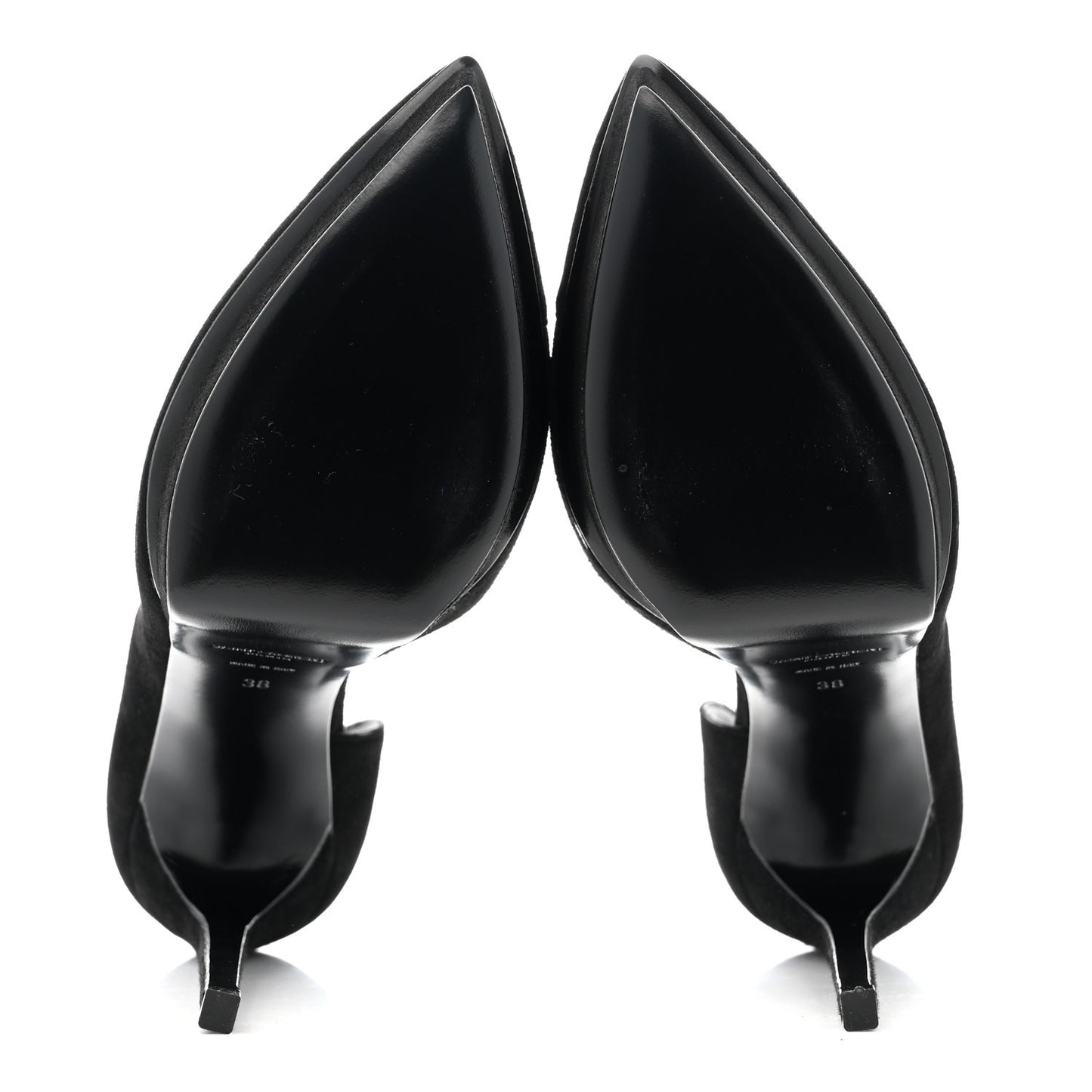 Suede Janis 105 D'Orsay Pumps 38 Black