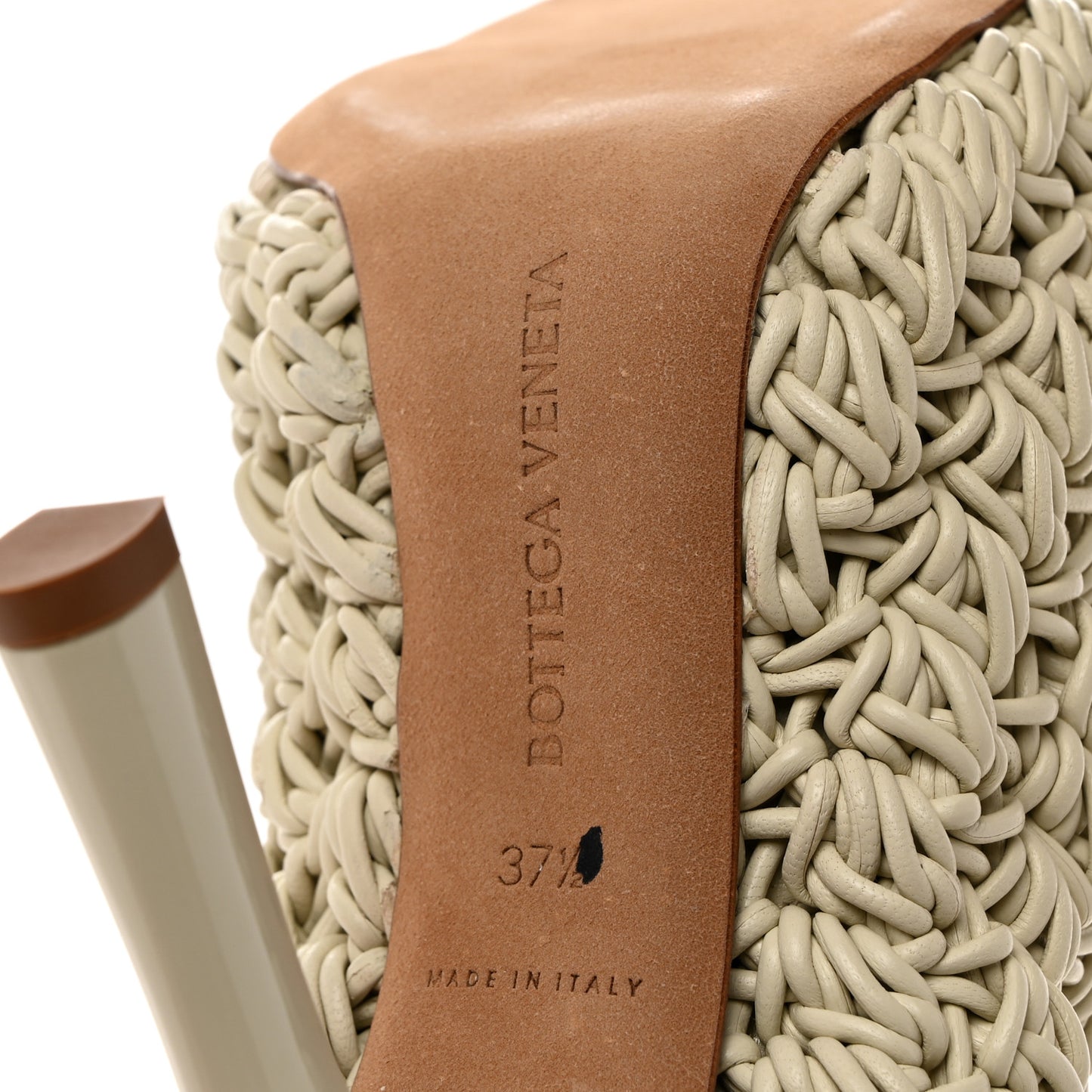 Nappa Intrecciato The Bold Mules 37.5 Wax