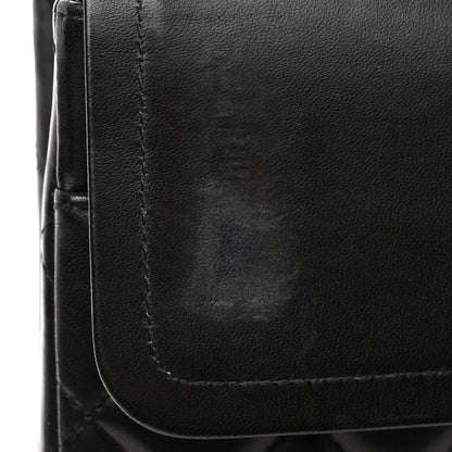 Chanel Lambskin Quilted Maxi Double Flap Black 11 of 12