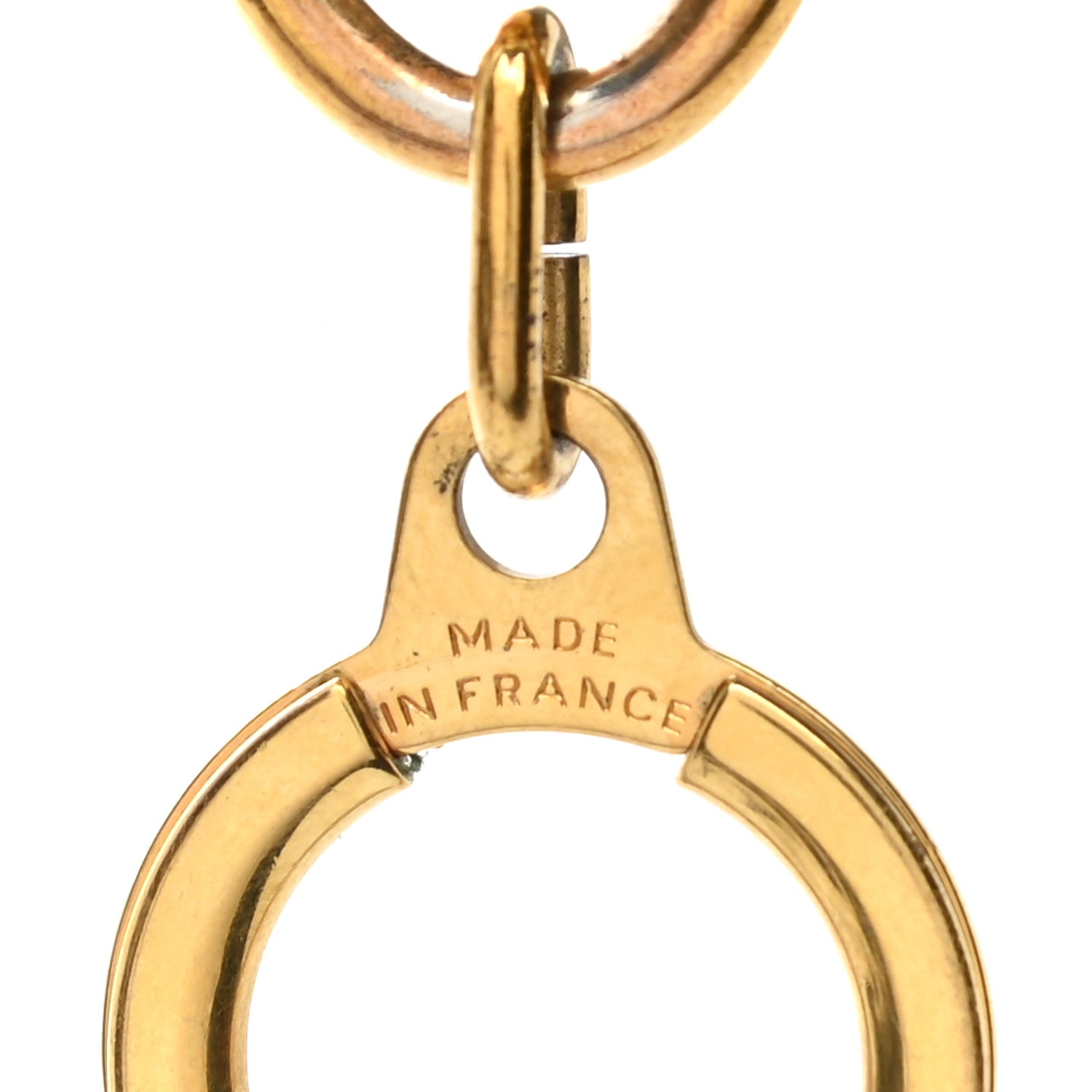 Louis Vuitton Pochette Extender Key Ring Gold 3 of 3