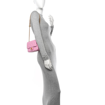 Chanel Caviar Quilted Mini Sweetheart Flap Lilac 2 of 11