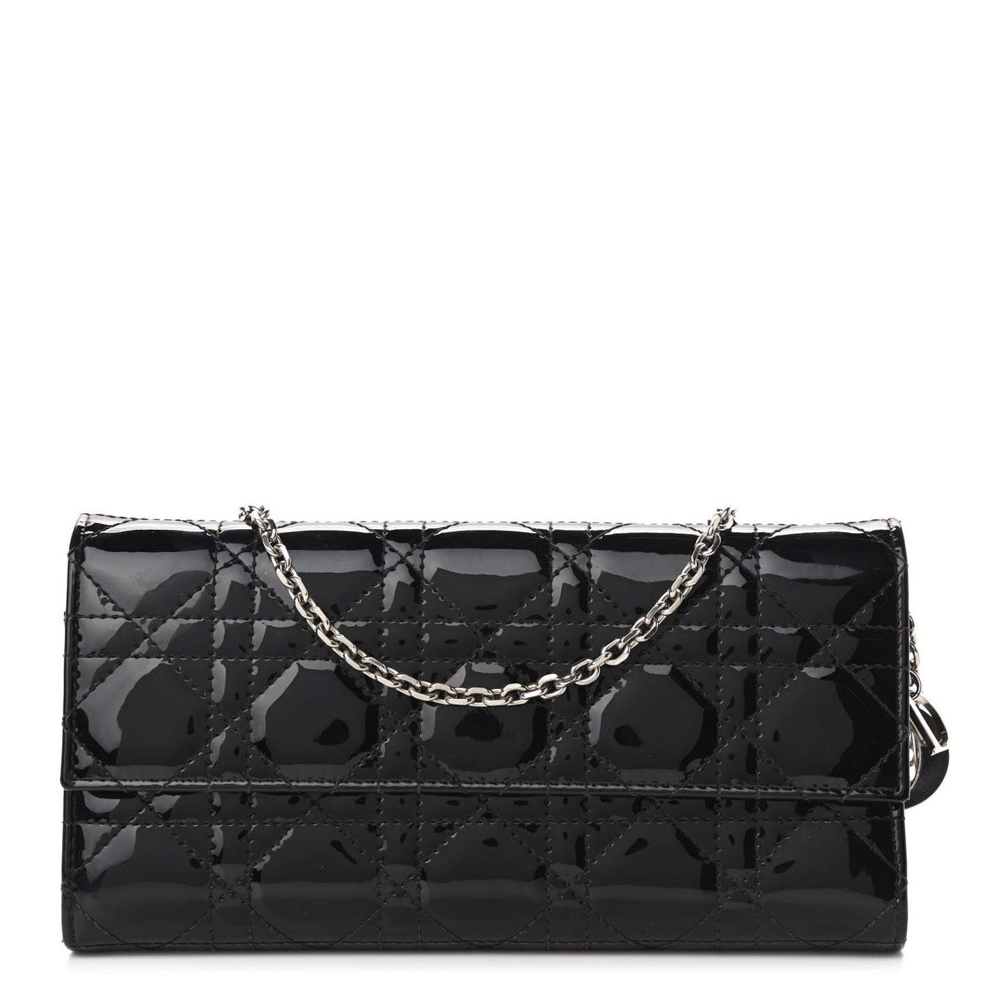 Patent Cannage Rendez-vous Chain Wallet Black