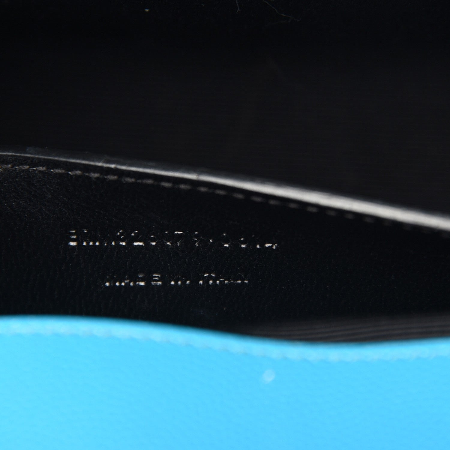 Saint Laurent Grain De Poudre Classic Monogram Clutch Turquoise 7 of 9