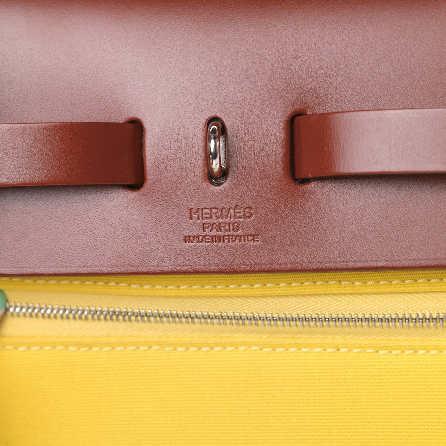 Vache Hunter Toile Herbag Zip 31 PM Lime Rouge H