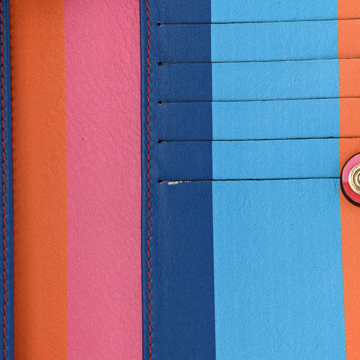 Vitello 1973 Rockstud Wristlet Wallet Multicolor