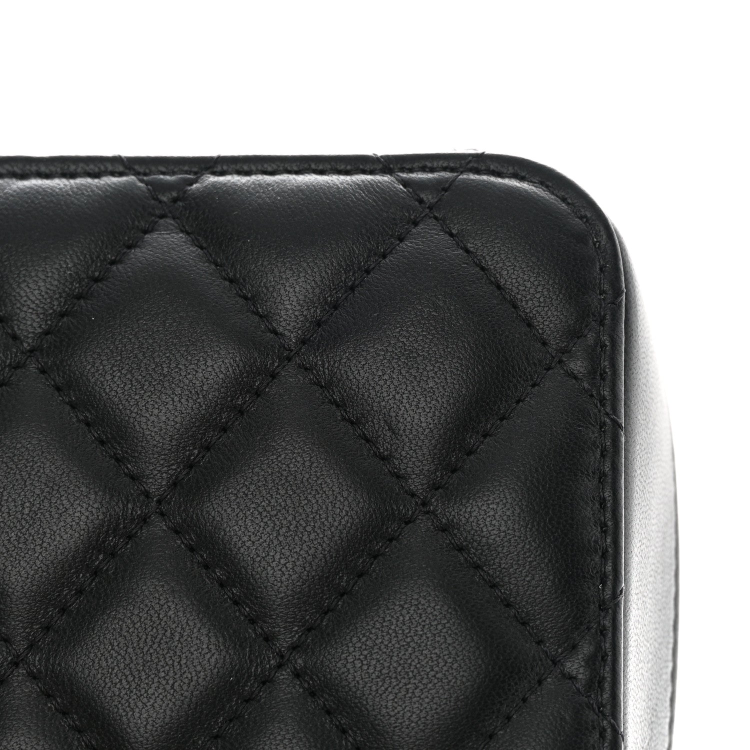 Chanel Lambskin Quilted CC Pearl Crush Camera Case Black 12 of 13