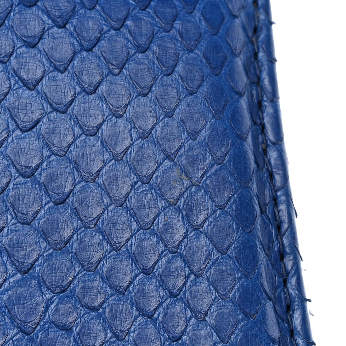 Snakeskin Small Braided Chic Flap Blue