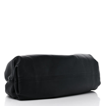 Bottega Veneta Smooth Butter Calf The Pouch Oversized Clutch Black 4 of 8