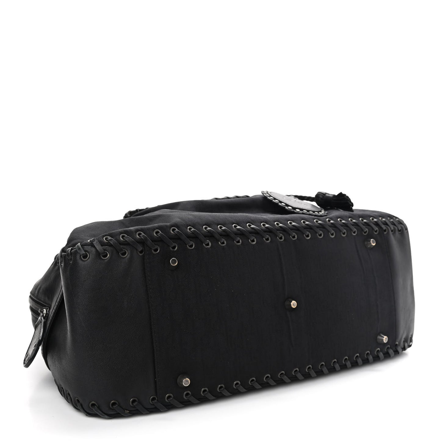 Monogram Ethnic Shoulder Bag Black