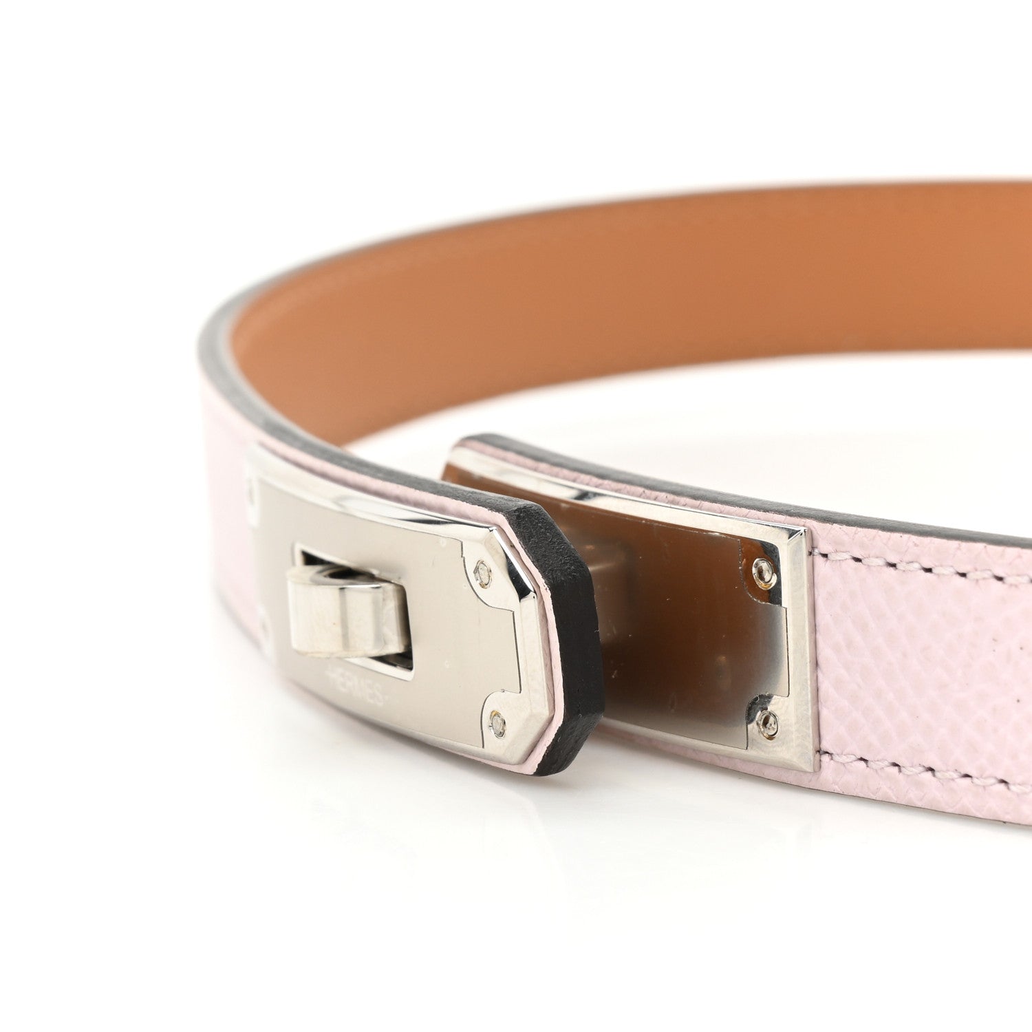 Hermes Epsom Kelly Belt Mauve Pale 3 of 4