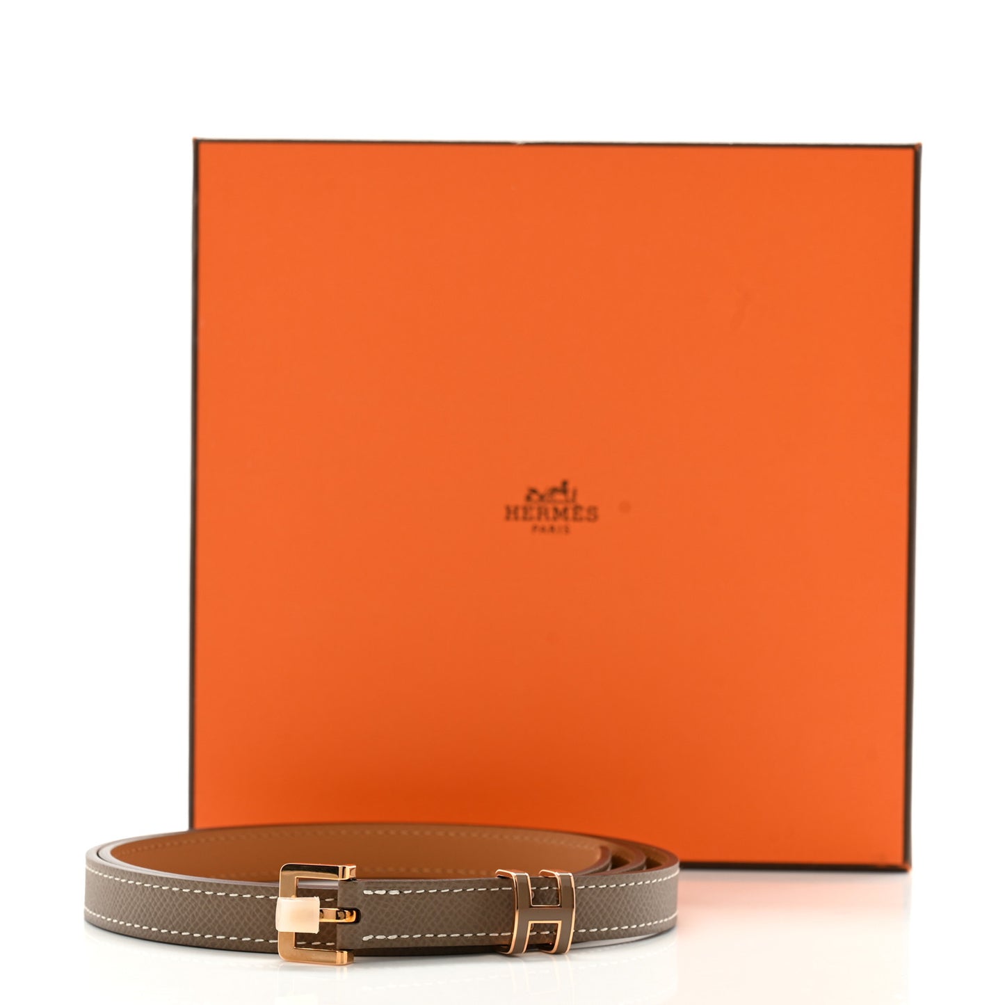 Epsom 15mm Pop H Belt 85 Etoupe