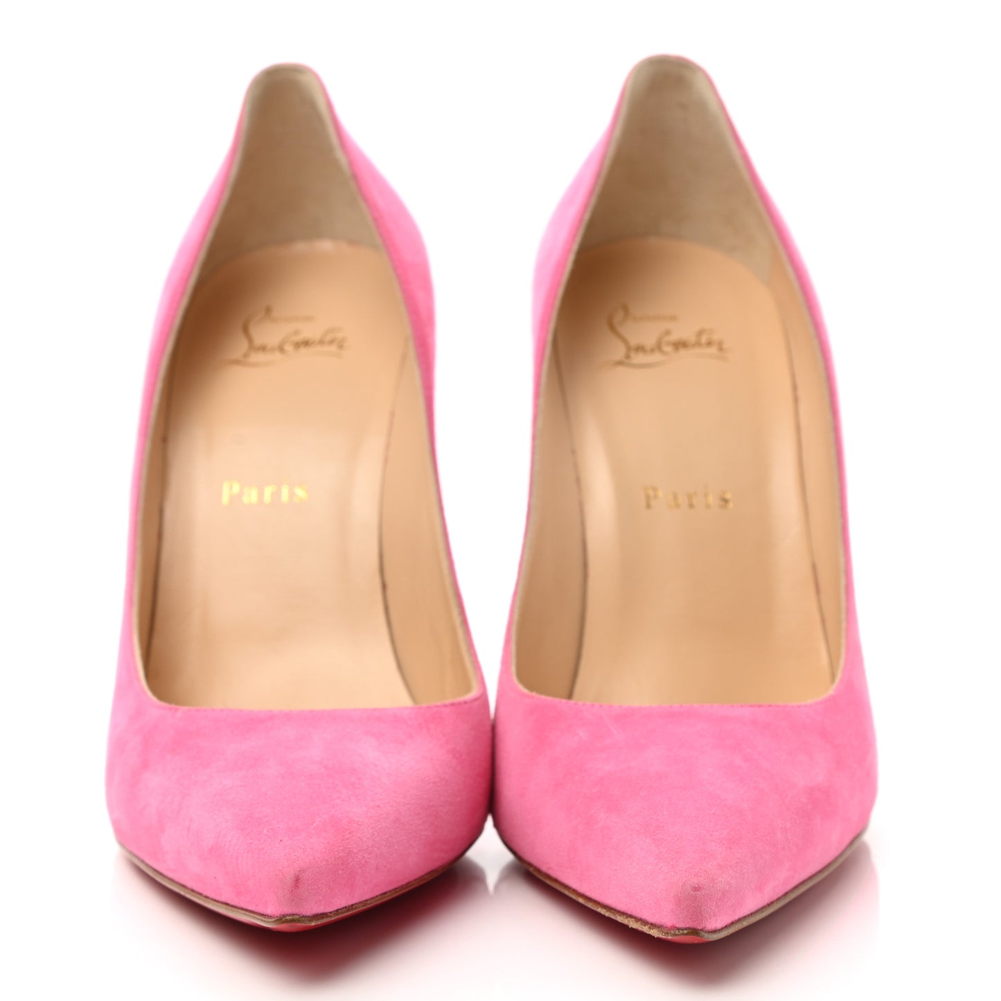 Suede Decoltish 100 Pumps 39.5 Pink