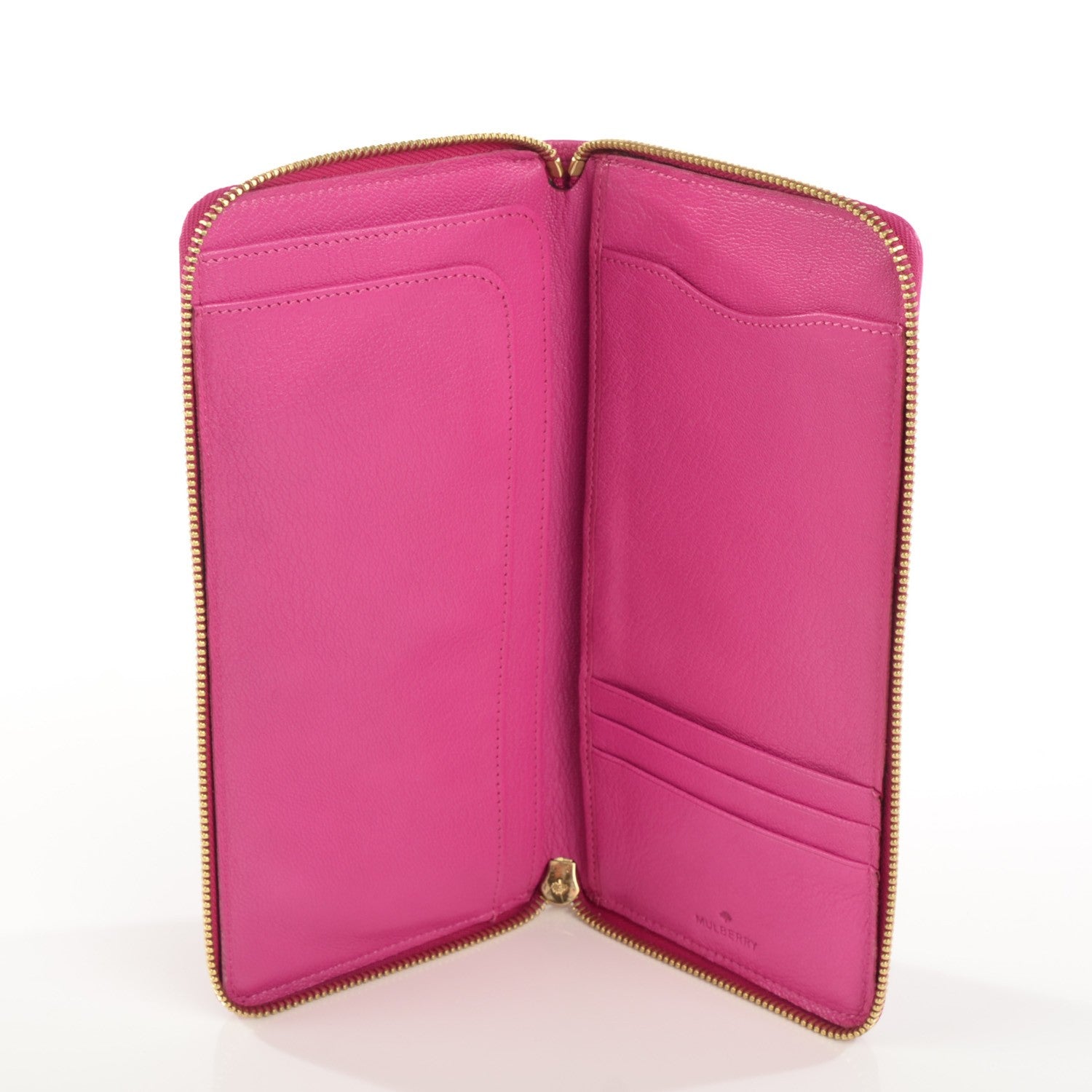 Mulberry Glossy Goat Zip Around Travel Wallet Pink 5 of 8