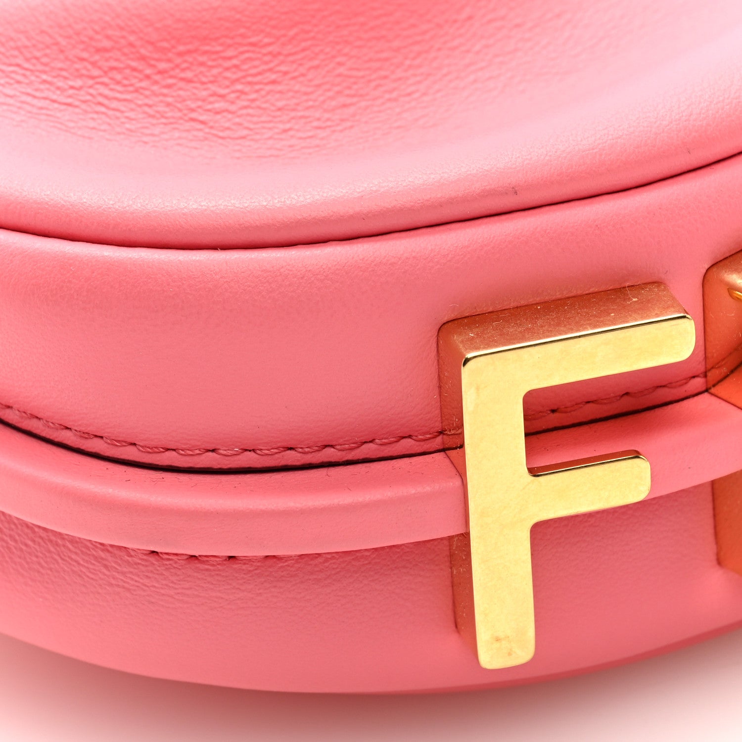 Fendi Vitello Grace New Matte Nano Fendigraphy Hobo Charm Pink Dalia 8 of 9