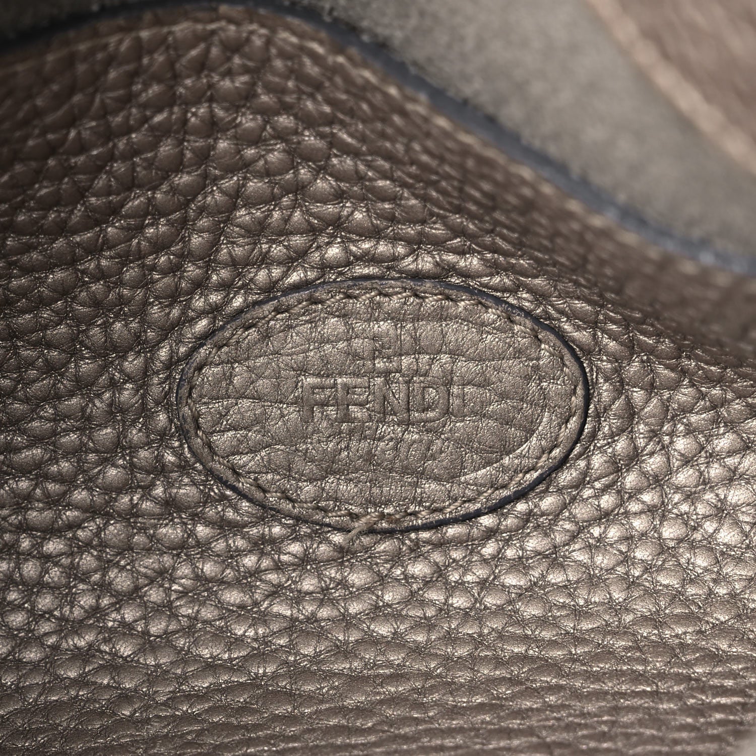 Fendi Cuoio Romano Selleria Hobo Peltro 6 of 22