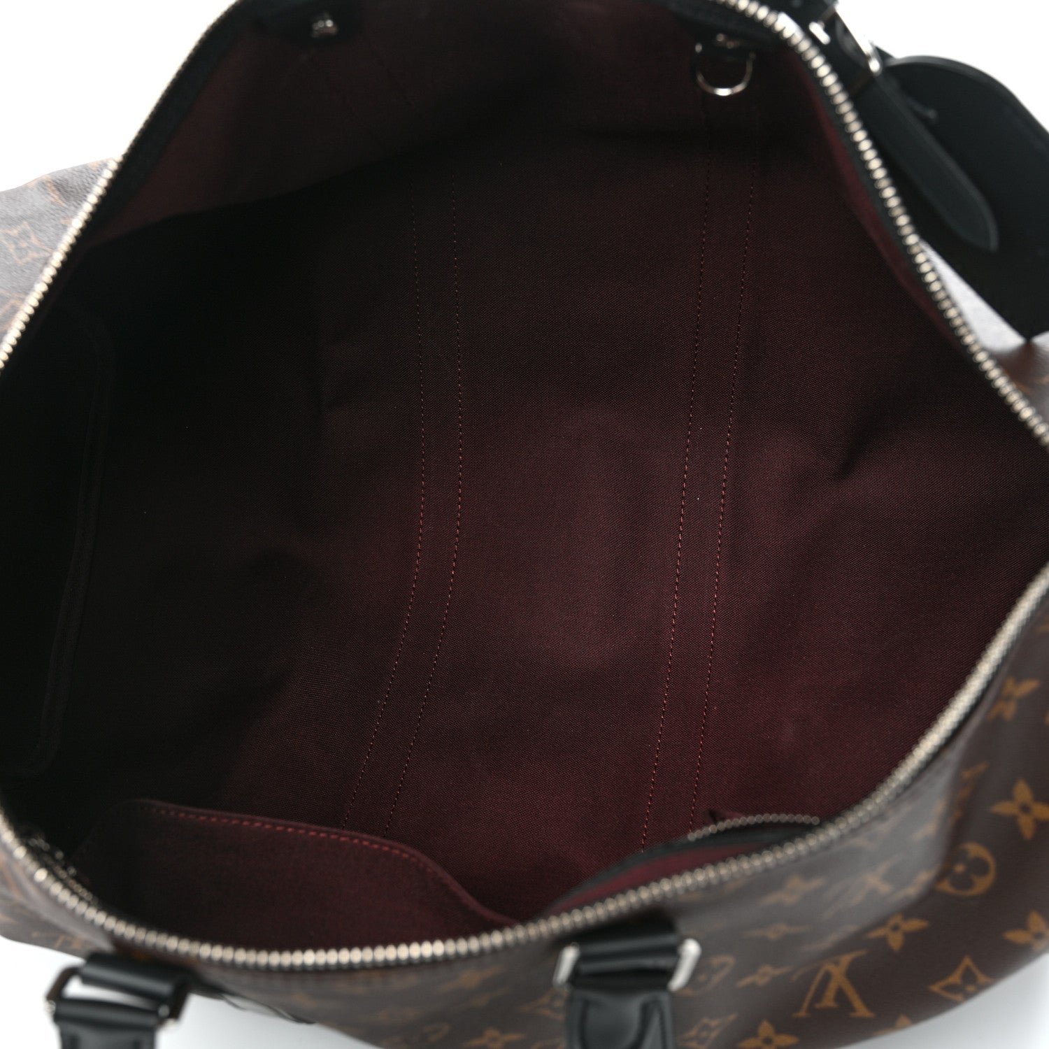 Louis Vuitton Monogram Macassar Keepall Bandouliere 45 4 of 11