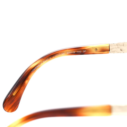 Chanel Acetate Metal Rectangle Sunglasses 5442-A Tortoise 5 of 8