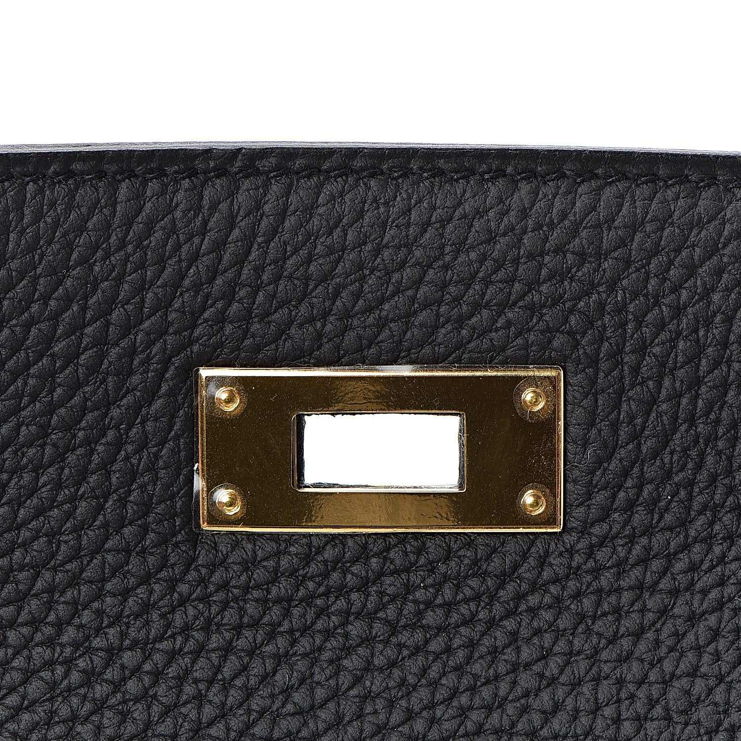 Hermes Togo Matte Alligator Kelly Retourne Touch 28 Black 22 of 39