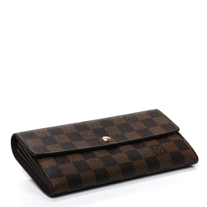 Louis Vuitton Damier Ebene Sarah Wallet 3 of 4