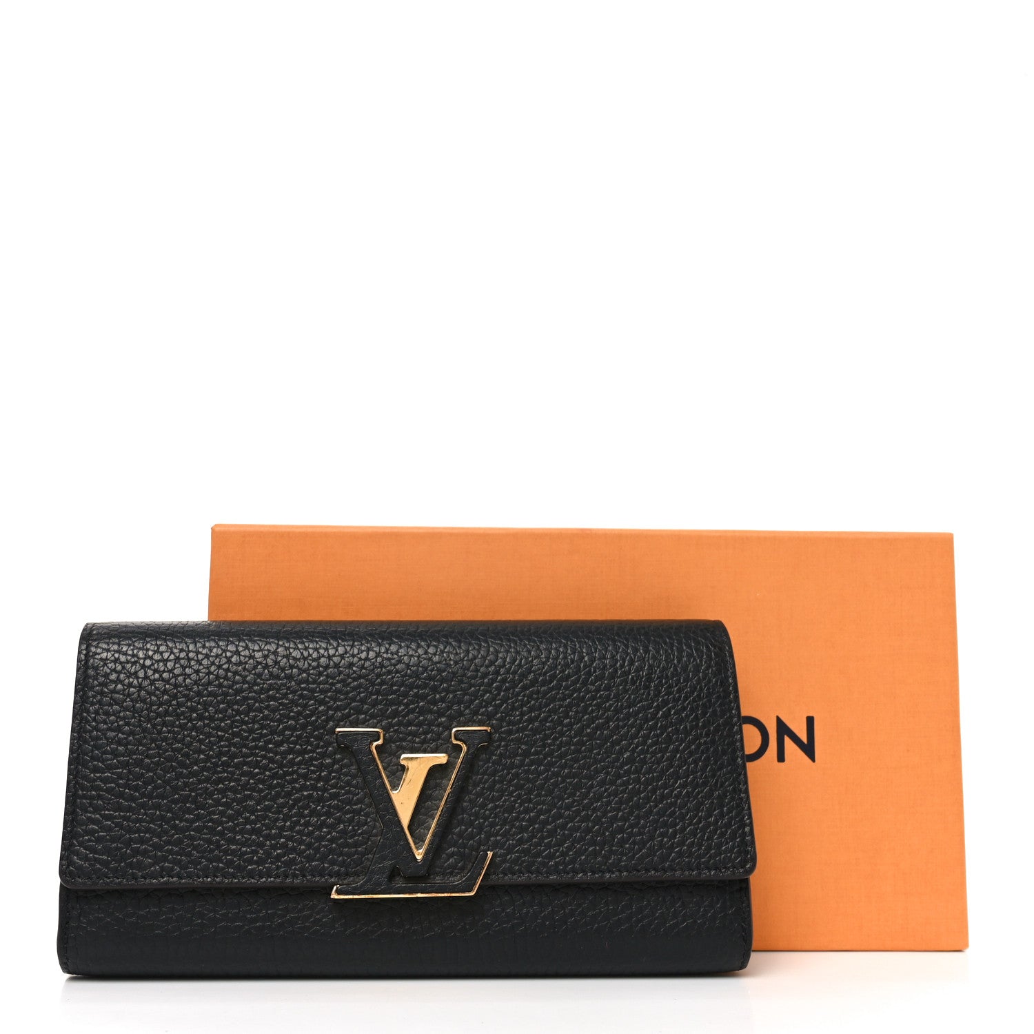 Louis Vuitton Taurillon Capucines Wallet Black 8 of 8