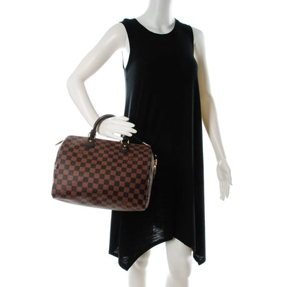 Louis Vuitton Damier Ebene Speedy 30 2 of 10