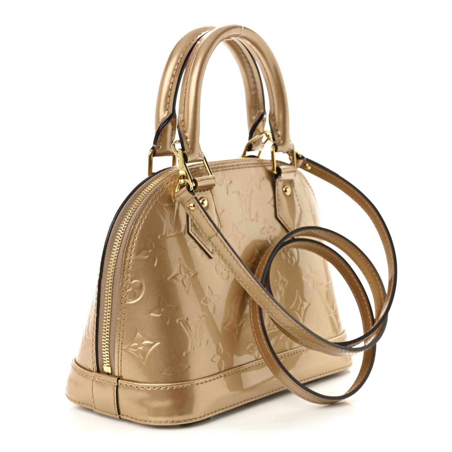 Louis Vuitton Vernis Alma BB Mordore 3 of 14