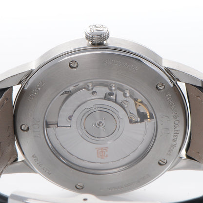 Tiffany Stainless Steel Alligator 40mm CT60 3-Hand Automatic Watch 6 of 14