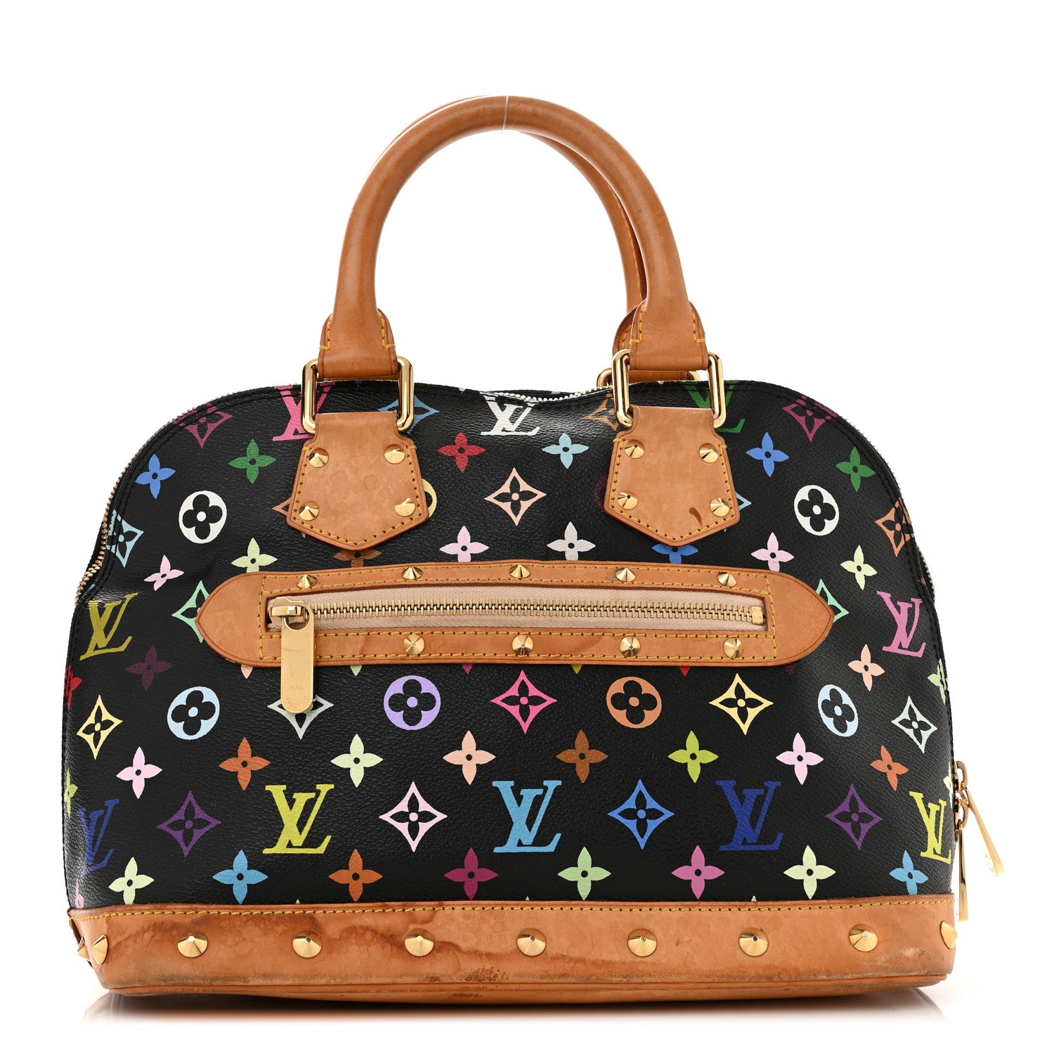 Louis Vuitton Monogram Multicolor Alma Black 1 of 12