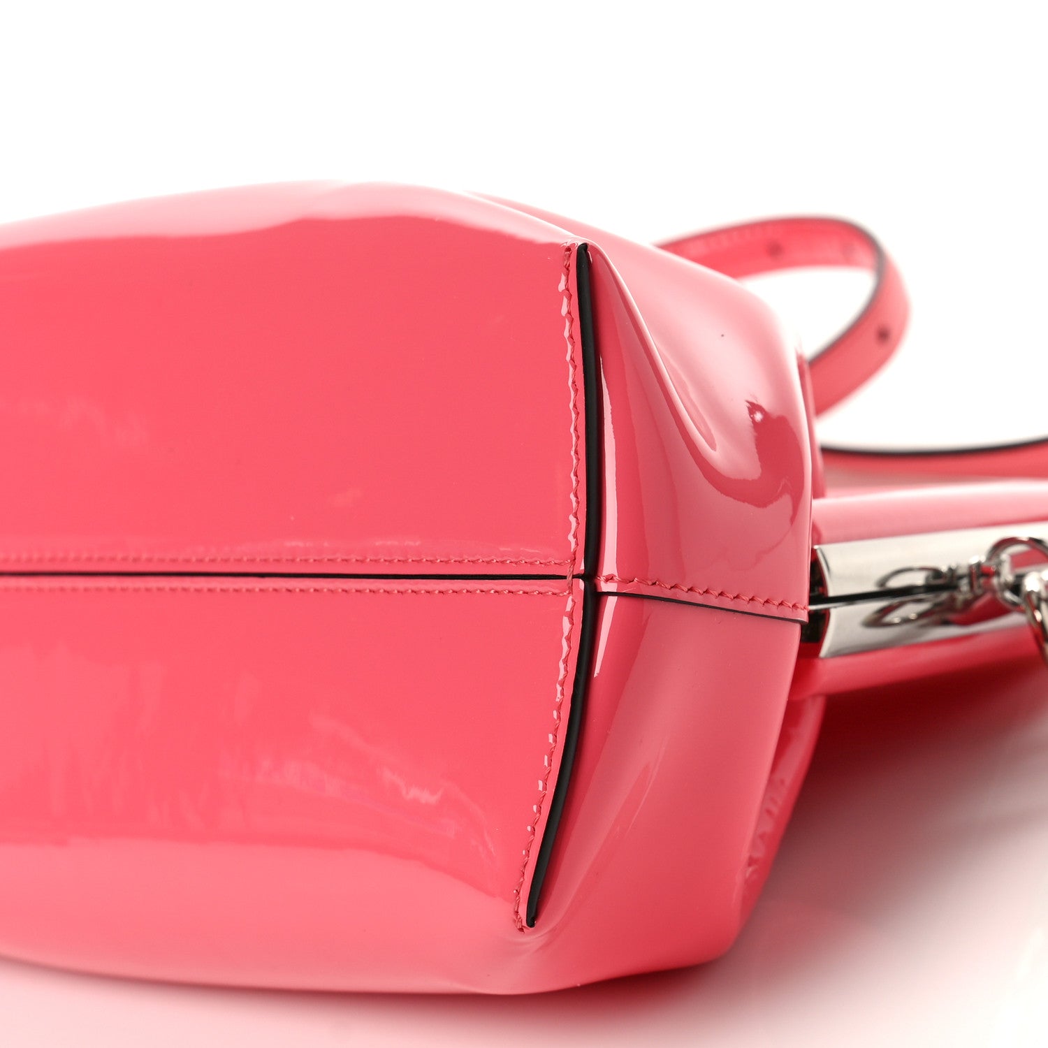 Fendi Vitello Vernice Midi Fendi First Pink Dalia 9 of 9