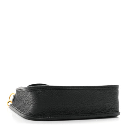 Hermes Taurillon Clemence Evelyne TPM Black 4 of 9