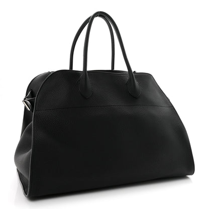 The Row Matte Grained Calfskin Soft Margaux 15 Black 3 of 9