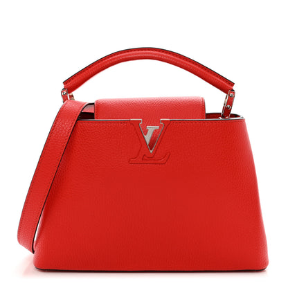 Louis Vuitton Taurillon Capucines BB Rubis 1 of 8
