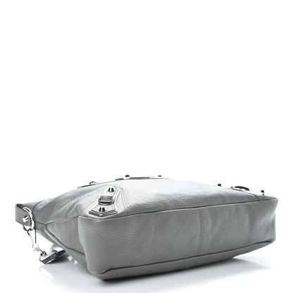 Balenciaga Chevre Silver Metallic Edge Hardware Town Gris Acier 5 of 17