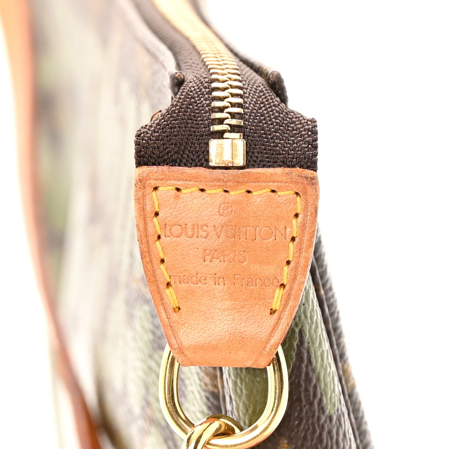 Louis Vuitton Monogram Graffiti Pochette Accessories Kaki 6 of 13